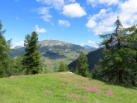 Panorama su Sestriere e sul sovrastante Monte Fraiteve