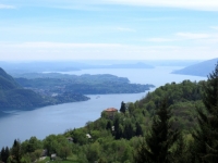 Panorama su Lago Maggiore da Pollino
