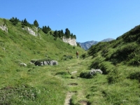Dall'Alpe Croce in direzione delle Foppe di Pertusio