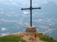 Motto della Croce - La citta di Lugano sullo sfondo