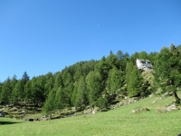 Alpe Solcio, vista sul Rifugio Crosta