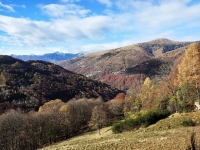 Panorama sulla Val Colla salendo a San Lucio