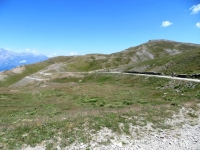 Panorama sul Gran Serin (dx alto) ed il Colle dell'Assietta (sx basso)