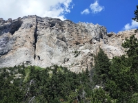 Pareti rocciose del Monte Seguret