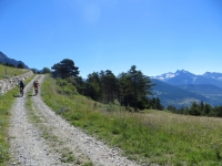 In direzione dell' Alpe Les Boettes