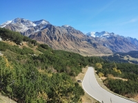 Panorama lungo la salita del Passo del San Bernardino