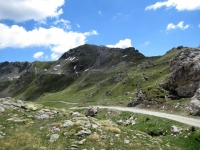 La parete del Monte Morion dall'alpe Tsa de Chavalaray