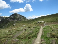 Il sentiero per il Col du Salvé