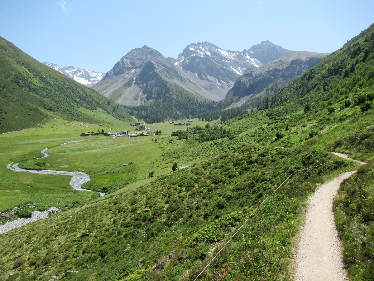 Fantastico trail nella valle di Sertig