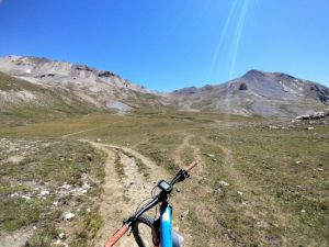 In direzione del Colle Argentera