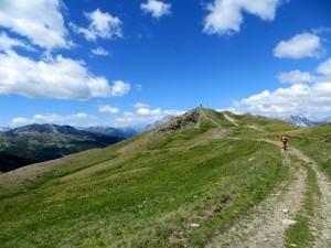 In direzione del Monte Genevris
